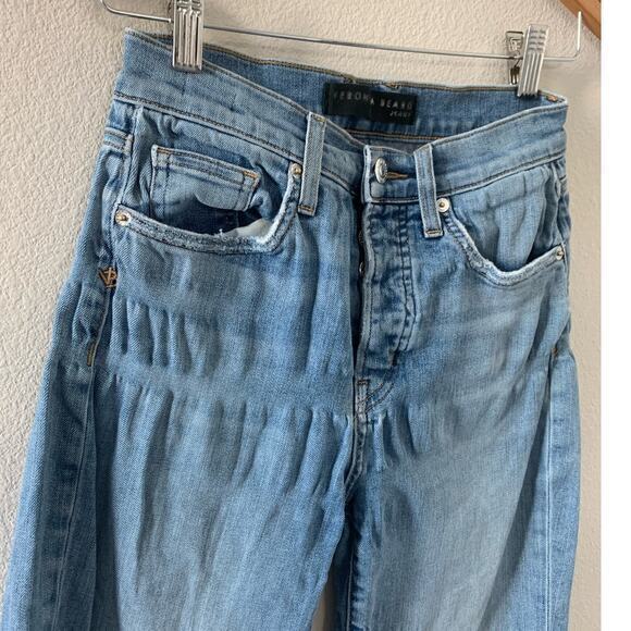 Veronica Beard Ryleigh‎ Slim Straight High Rise Jeans - Picture 5 of 8